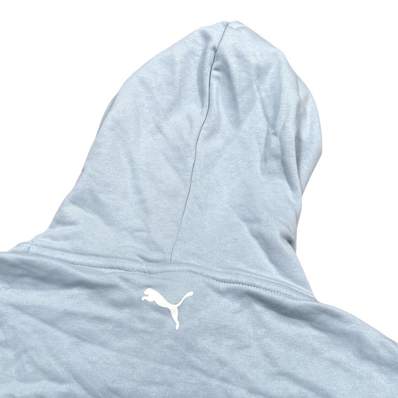 NWOT Puma x Final Fantasy XIV 14 ICON White Blue Terry Fleece Hoodie Mens Large - Picture 3 of 10